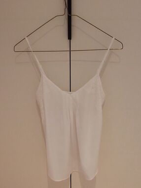 Talula White V-Neck Spaghetti Strap Cami